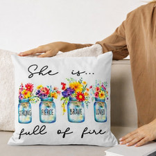 Pillow Cover Mother's Day Love Appreciation 18" x 18" New