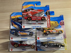 Hot wheels lot neuf x 5 voitures sauvages Dragsters voiture drôle stock pro gaz