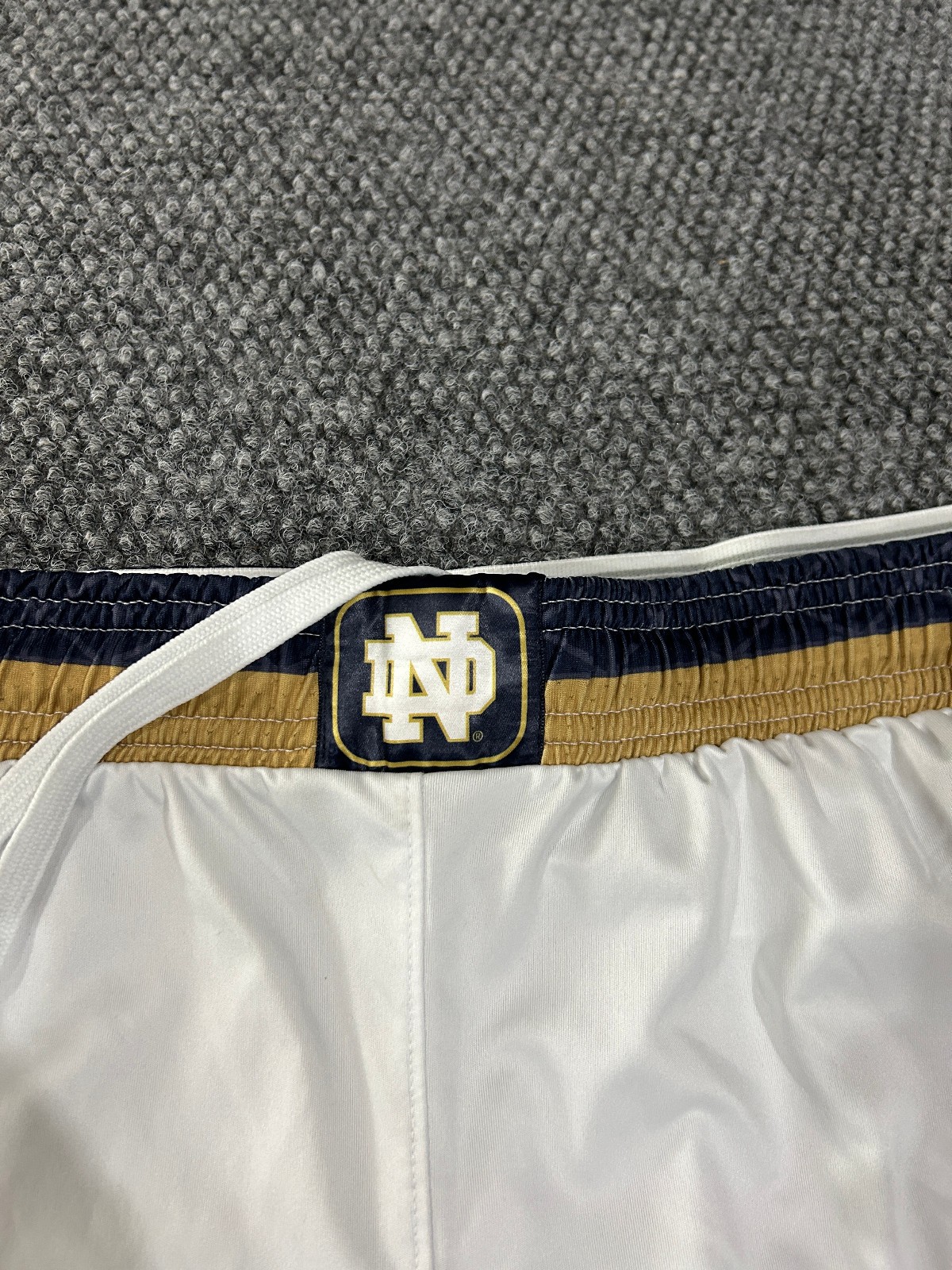 Notre Dame Fighting Irish Under Armour Game Shorts Mens 2xl white thumbnail 3