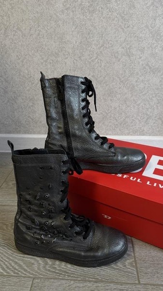Women Diesel Boots Grey 38