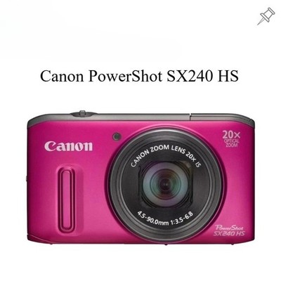 Canon PowerShot SX240 HS Digital Camera 12.1MP 12x Optical Zoom Pink