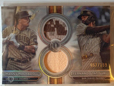 2024 Topps Tribute Dual Relics Manny Machado Fernando Tatis Jr. /199 #DR2-MT