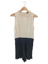 TOPSHOP tuta donna taglia 38;M multicolore elegante con collo di perle