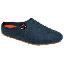 Isobaa Merino Blend Home Slippers Cushioned Breathable Blue