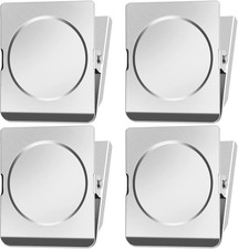 4 Pack Clip Magnets 2.2 Inch Extra Large Magnetic Clips Heavy Duty, Office Magne