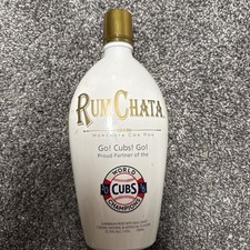 Ron Chata 2016 Chicago Cubs Serie Mundial 750 ml Botella Edición Limitada Raro Vacío