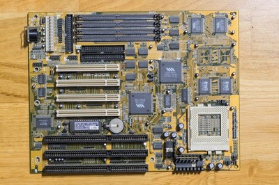 FIC PA-2005 Socket 7 Motherboard | VIA VT82C580VP (Apollo VP) Chipset - Working