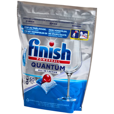 Finish Powerball Quantum All-in-1 Spülmaschinentabs 50 Stück