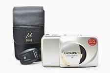 Unused w/Case,Strap Olympus mju zoom 140 VF 35mm Film Camera From JAPAN