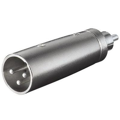 Audio Adapter XLR Adapter Cinch Stecker zu XLR Stecker