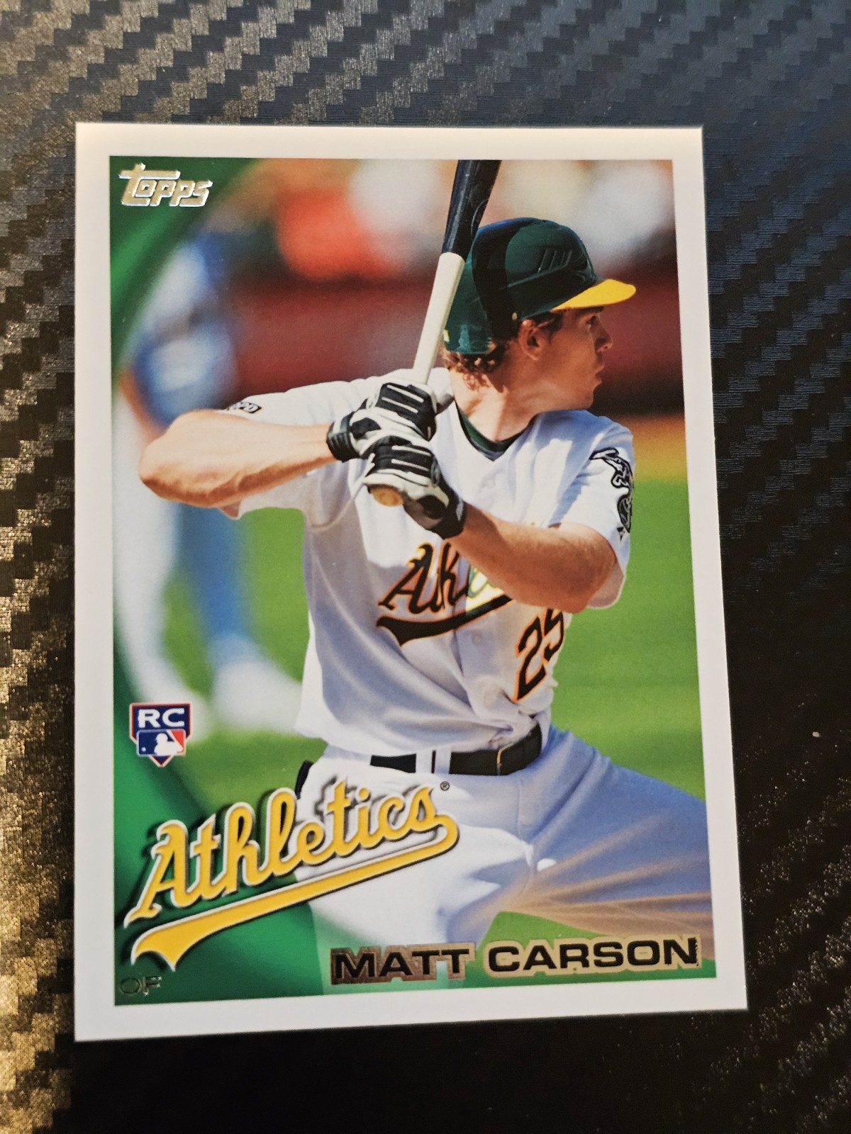 2010 Topps - Matt Carson #261 RC Oakland Athletics Rookie 