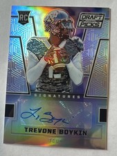 2016 Panini Draft Picks - Auto Rookie - Trevone Boykin - TCU , Seattle Seahawks