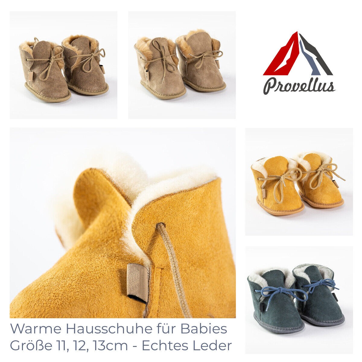 Slippers for children slippers real German merino sheepskin/leather Liebeskind-image