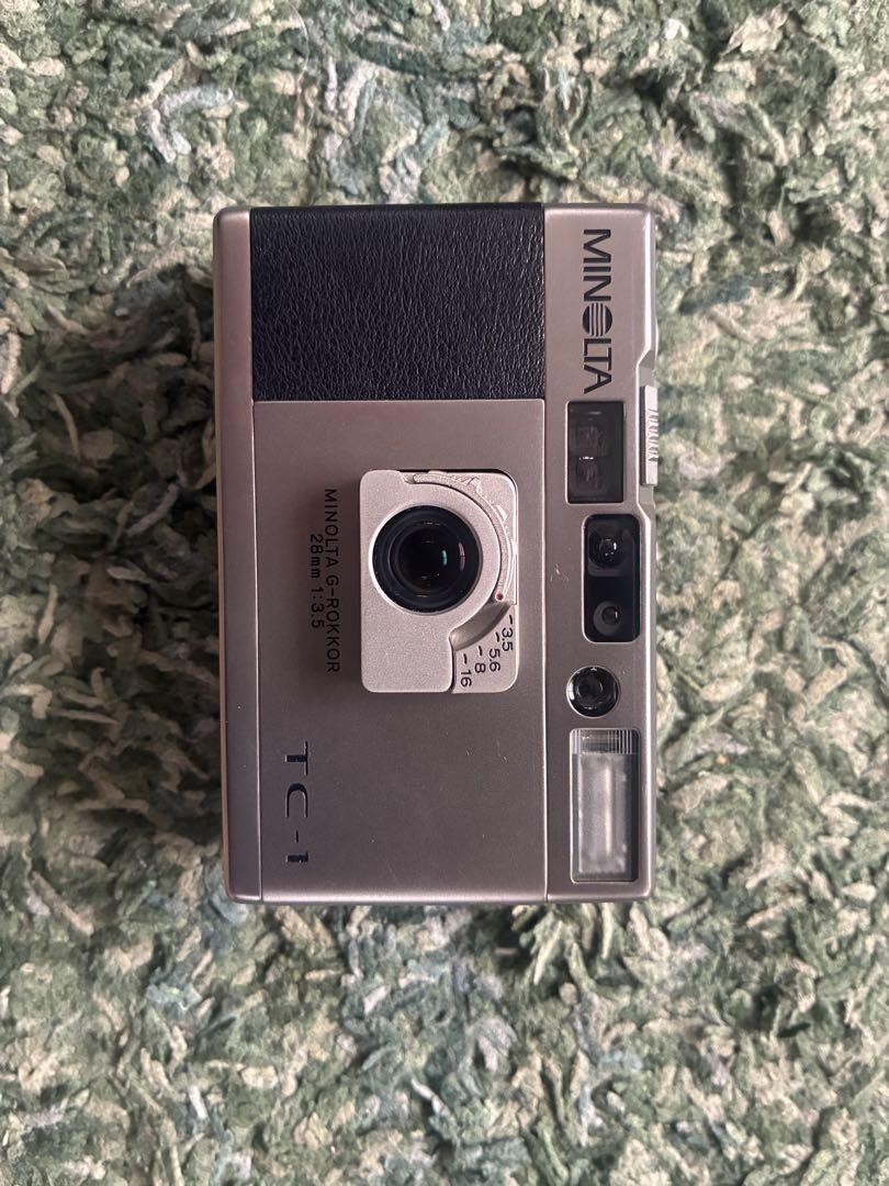 Excellent Minolta TC-1 high-end compact film camera All Work