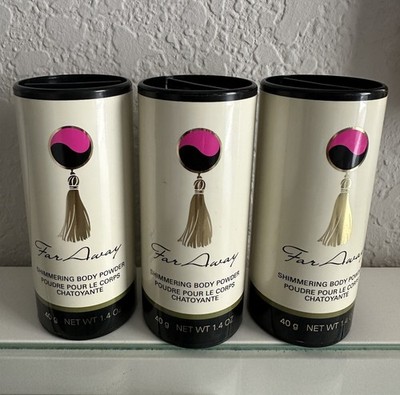3 Far Away talc powder Avon 40 g 1.4 oz. New