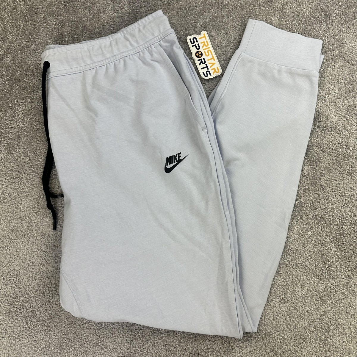 Nike Tech Knit Pants Mens 3XL Blue Slim Fit Tapered Leg Joggers