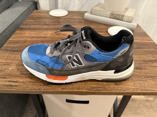 New Balance 992 Azul Negro Gris Talla 10 Hombre’s (M992CP) Hecho en EE. UU. - Imagen 2 de 7