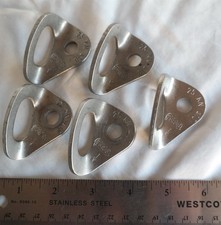 Set of 5 Petzl 10mm COEUR Stainless Steel Hanger Plate Anchor climbing wall