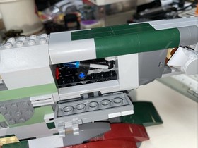 LEGO Star Wars: Slave I (8097) Incomplete No Minifigures Partial Ship Parts Lot