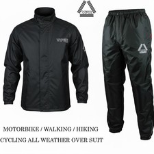 Rain seal Motorbike Over Suit Windproof Waterproof Hiking Walking Jacket Trouser