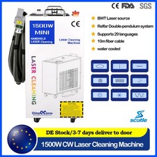 1500W CW Faserlaser Reinigungsger&auml;t Handger&auml;t zum Entfernen von Rost und Farbe