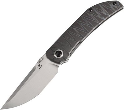 Kansept Knives Tarkin Framelock Flame Red Folding Knife