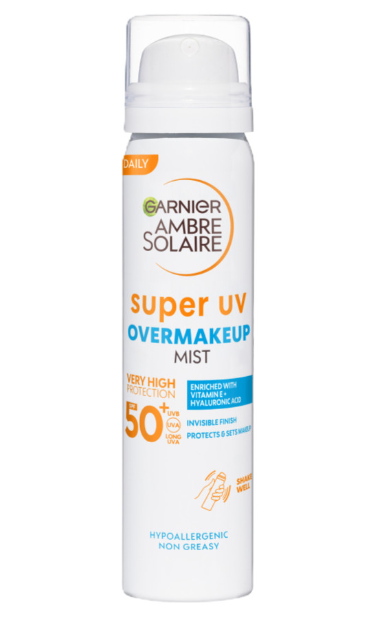 Garnier Ambre Solaire Over Makeup Super UV Protection Mist SPF50+ 75ml Duo - Image 2