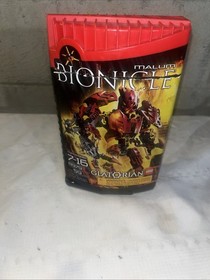 Lego Bionicle Glatorian 8979 Malum Complete With Canister & Manual