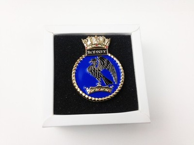 Shipyard HY006 HMS Ship Badge Rodney Battleship