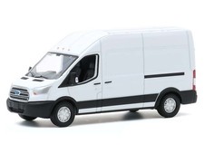 2015 Ford Transit High Roof Van - White 1:64 Scale Model - Greenlight 53010A