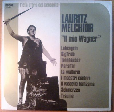 LP DISC L'ETA' D'ORO DEL BELCANTO - LAURITZ MELCHIOR - IL MIO WAGNER RCA 1977 M