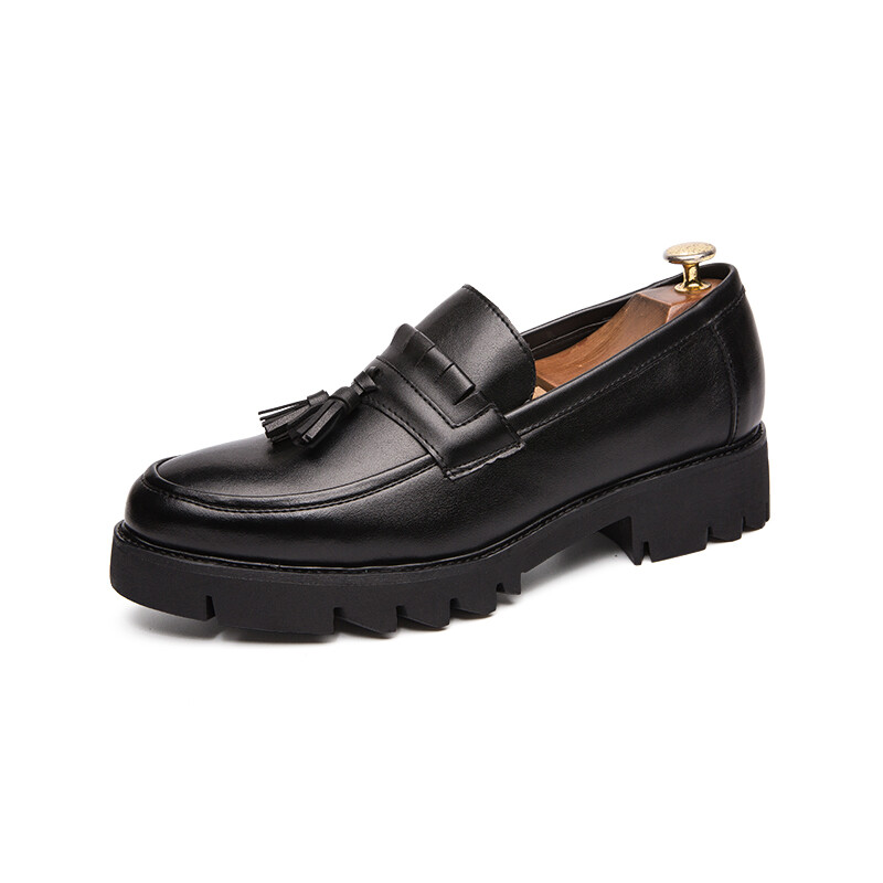 Mens Low Top Faux Leather Shoes Tassels Oxfords Slip on Business
