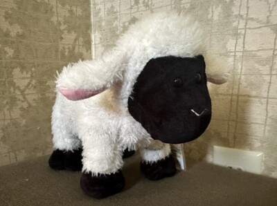 GANZ WEBKINZ Sheep HM227 Retired Black Face Plush Stuffed Animal