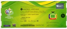 Ticket WC 2006 #01 Germany - Costa Rica - WC debut Lahm + Schweinsteiger