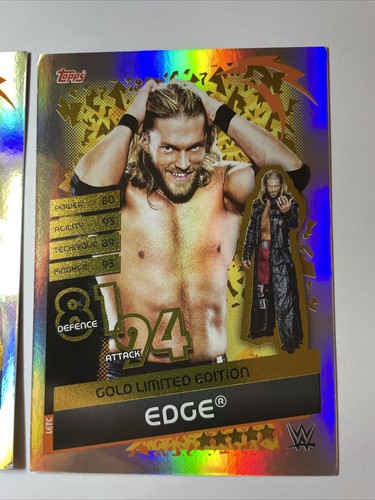 Gold limited edition edge , john cena reloaded slam Attax - Picture 3 of 4