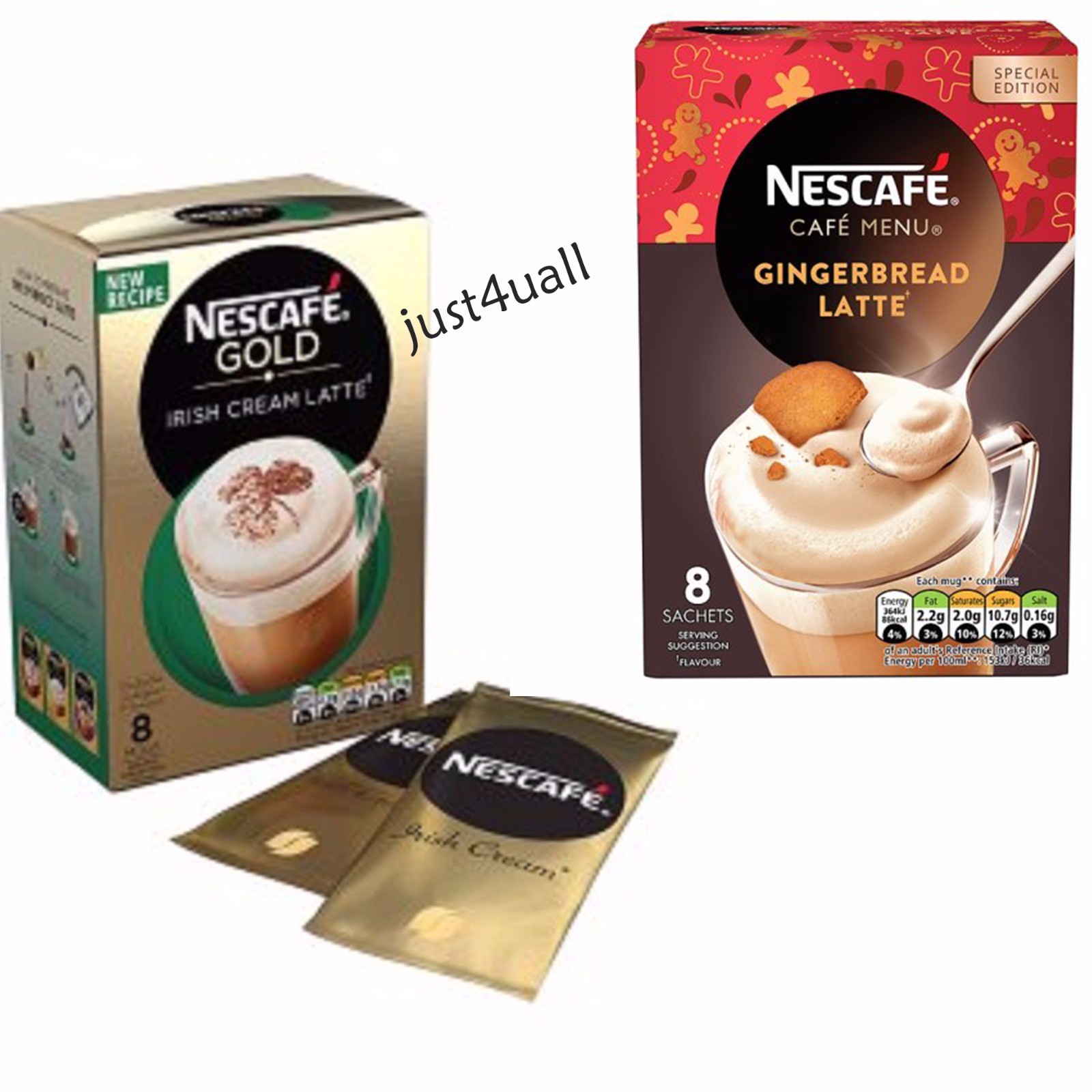 nescafe gingerbread latte sachets