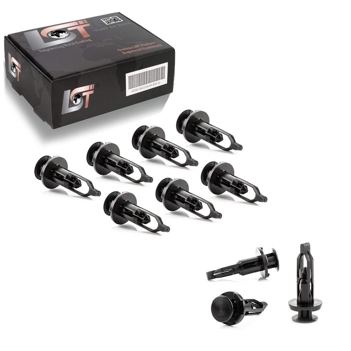 10x Bumpers Mudguard Fastening Clips for TOYOTA