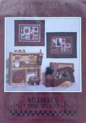Mumm s the Word Countryside Samplers by Debbie Mumm Quilting Pattern Unused