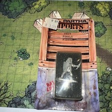 Vintage Ral Partha Imports FA19 Female Fighter In Package Miniature