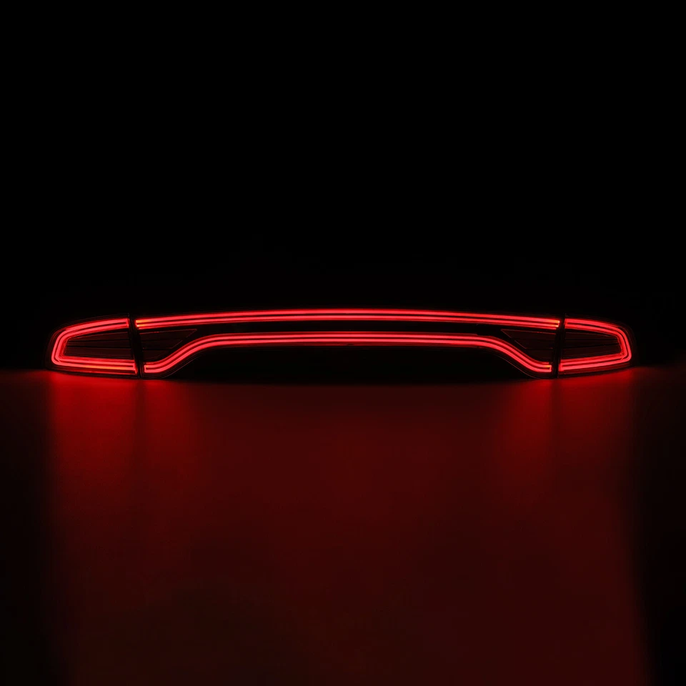 Lámparas traseras LED prismáticas negras para Dodge Charger MKII NOVA 15-23 Foto 2 de 4