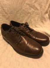 Red Tape Cap Toe Oxfords Leather Brown 12