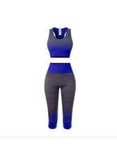 Sporty Womens Sports Yoga Outfit - Moisture Wicking Bra  Butt Lifting Shorts