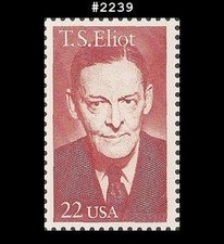 USA4 #2239 MNH T. S. Eliot