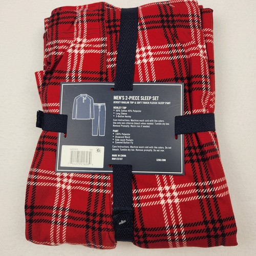 Izod 2 piece sleep wear pajama set mens, size large, brand new! - Picture 8 of 18