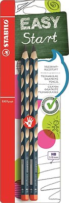 2 X Stabilo Easy Graph Easy Start Rechtshänder Handschrift Stifte Dreieckig Hb