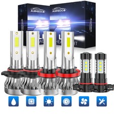 For Chevy Silverado 1500 2500 2007-2015 -10000k Led Headlights Fog Bulbs Kit For Chevy Silverado 1500 2500 2007-2015 -10000k Led Headlights Fog Bulbs Kit