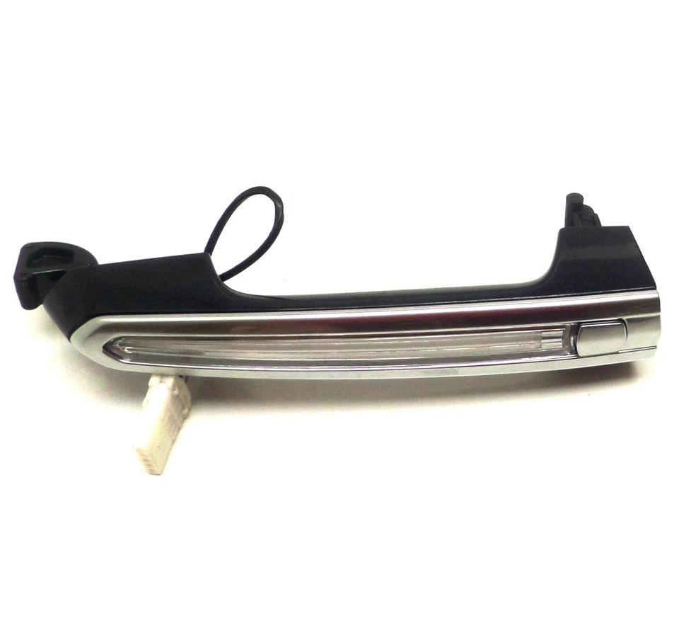 Manija de puerta lateral trasera LED sin llave ojos azules antiguos 2013-19 Cadillac ATS CTS SRX XTS Foto 4 de 4