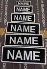 Sew On Custom Personalised Morale Patch Name Tape Cordura 6 Different Sizes