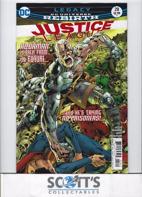 JUSTICE LEAGUE  #28  NEW (BAGGED & BOARDED) 