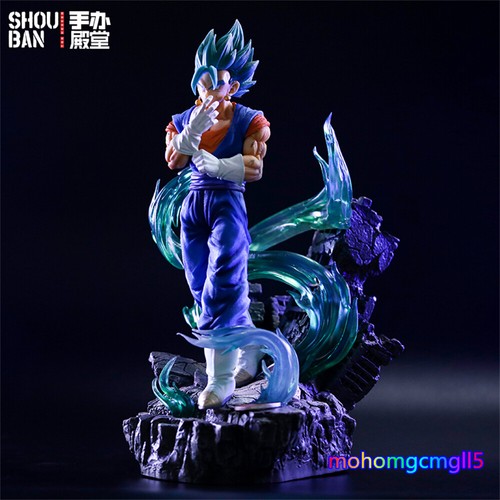 Japan ANIME Vegeta GK Statue PVC Figure Model Saiyan Collection W/ LED Gift 40CM - Picture 3 of 15